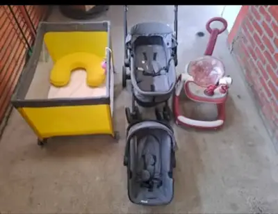 Pack andador, cuna y coche - miniatura 1