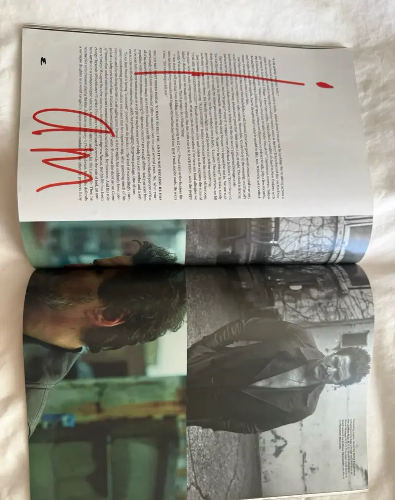 Revista Esquire edición Pedro Pascal - 4