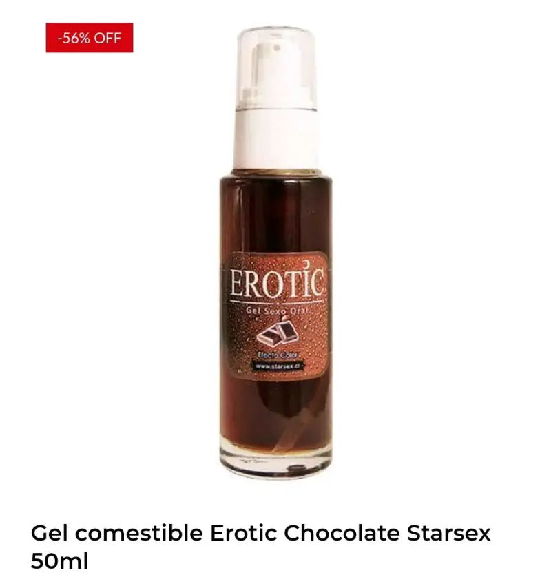 Gel comestible Erotic Chocolate