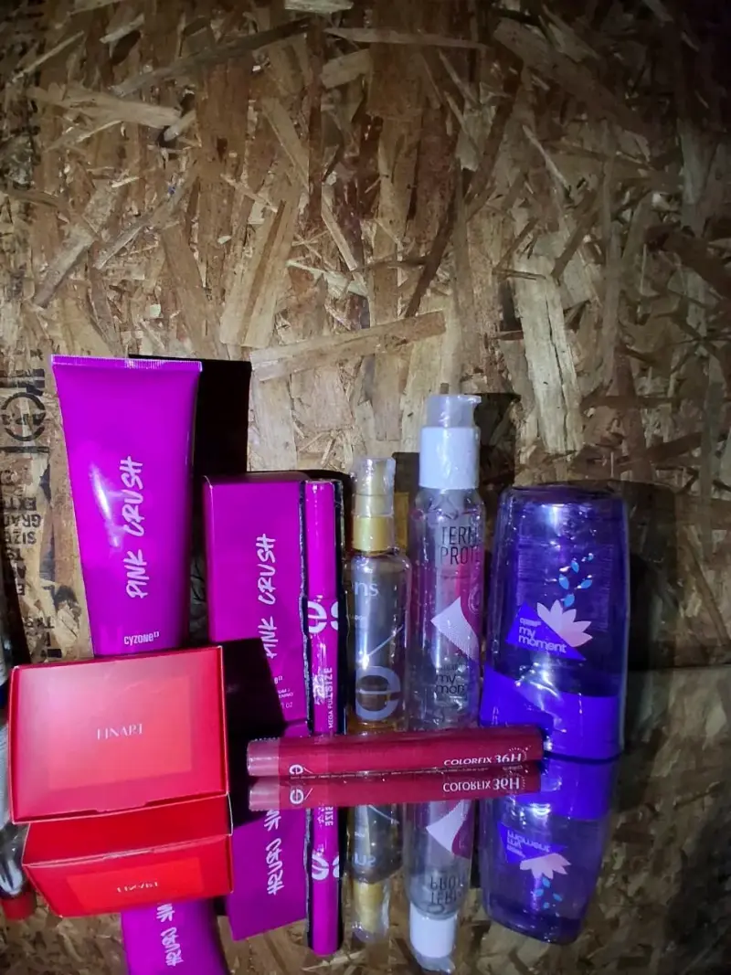 Set de cosméticos variados