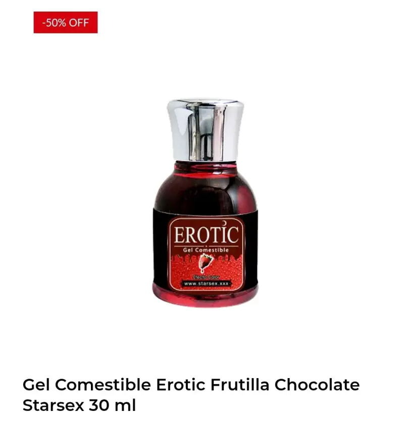 Gel comestible frutilla chocolate