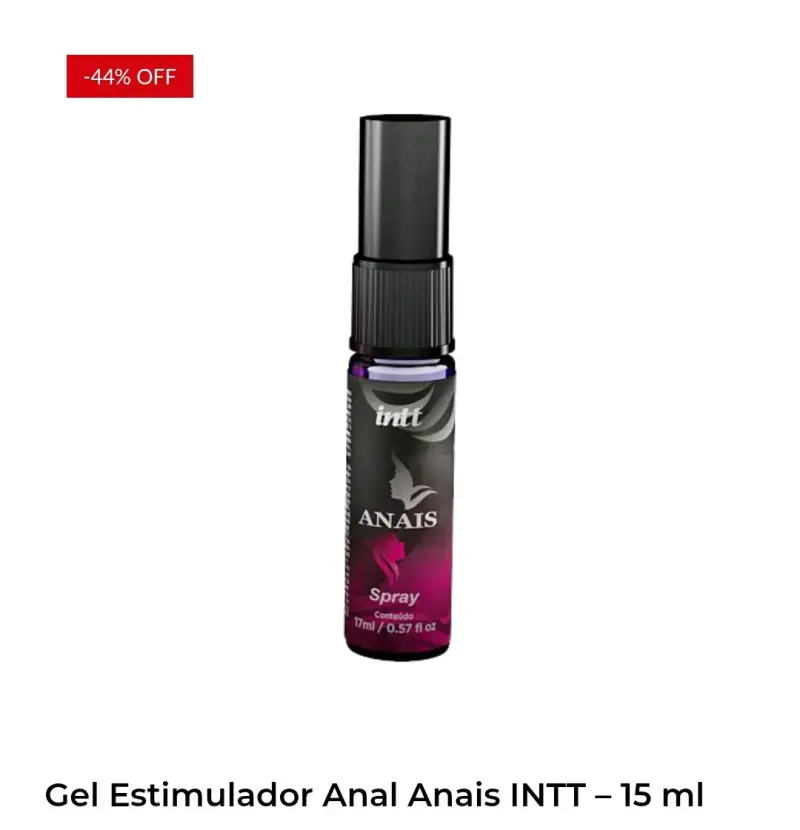 Gel Estimulador Anal Anais 15 ml
