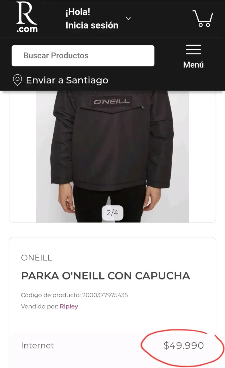 Parka negra O'Neill - 3