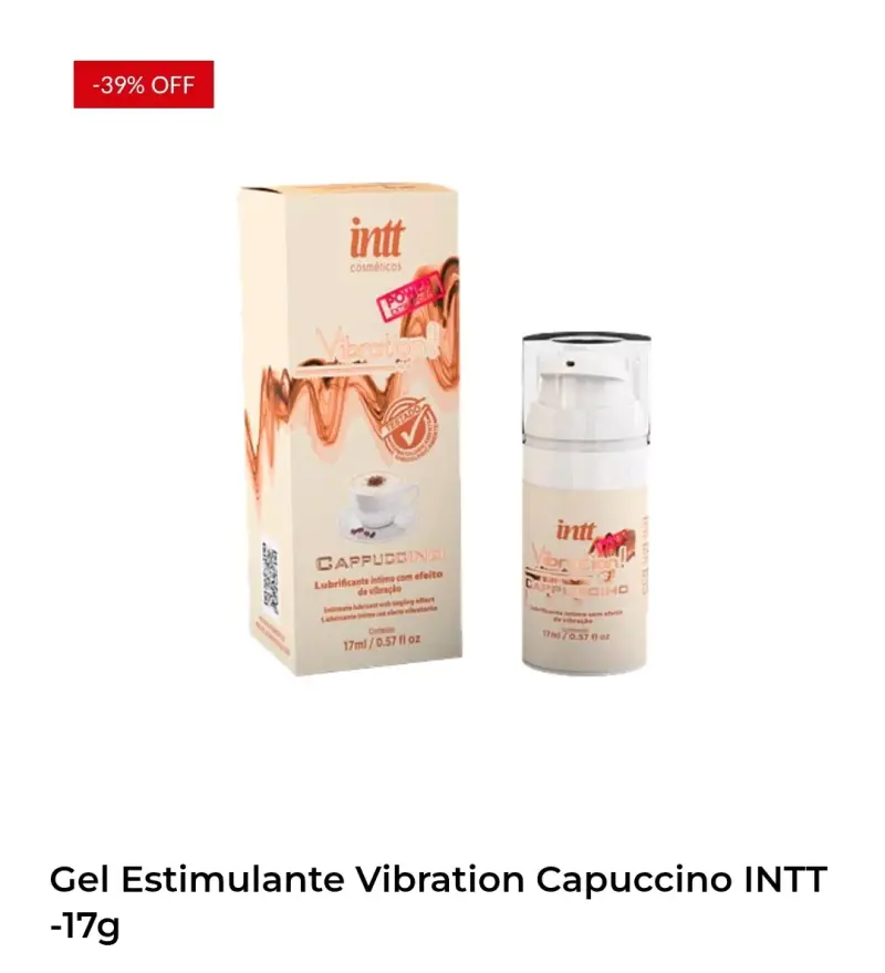Gel Estimulante Vibration INTT 17g