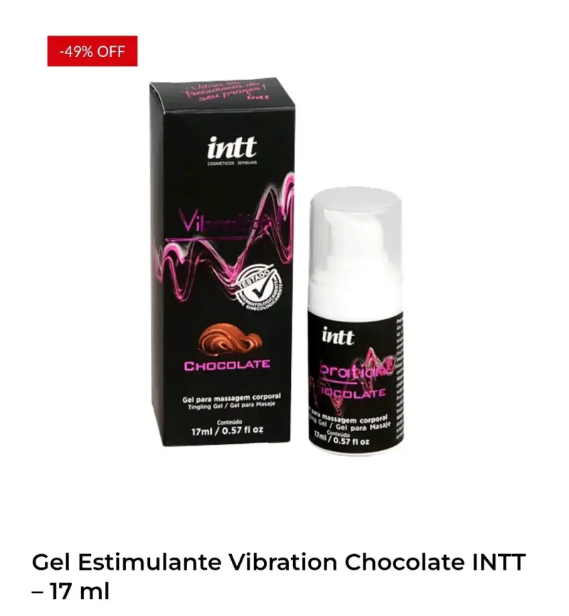 Gel Estimulante Vibration Chocolate 17ml