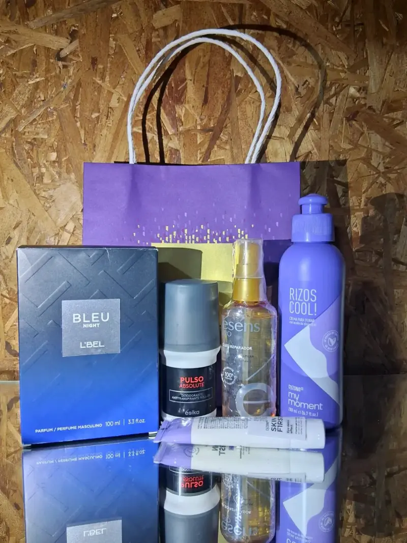 Set de cuidado personal y perfume