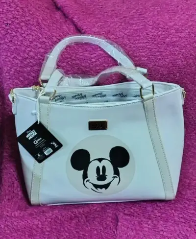 Cartera blanca Mickey Mouse - miniatura 1