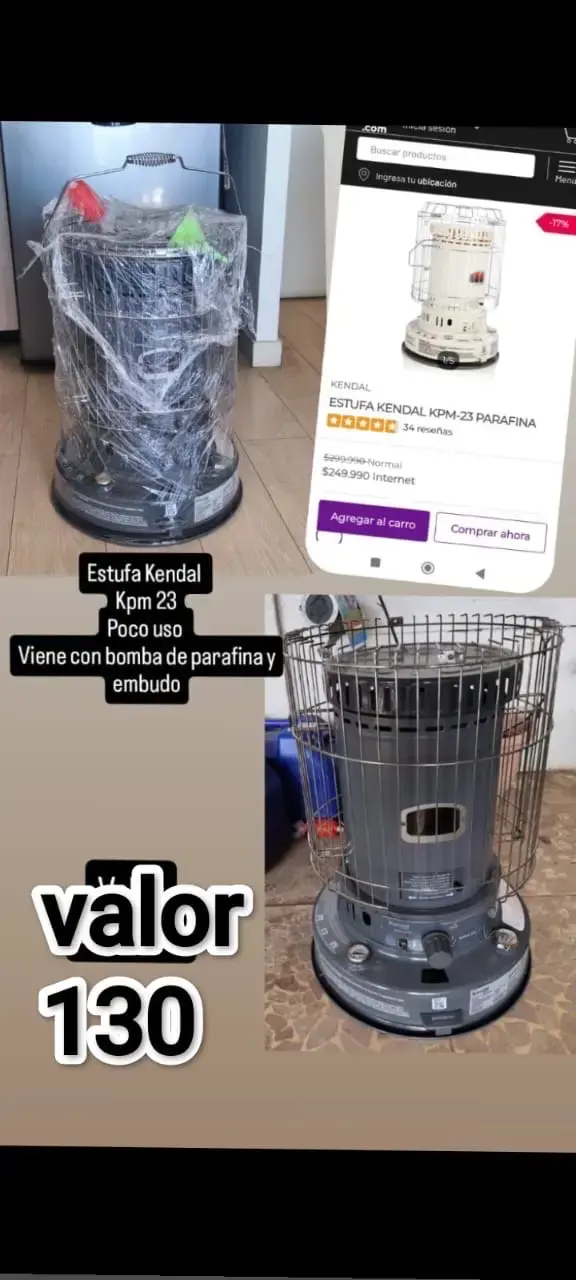 Estufa Kendal KPM-23 parafina