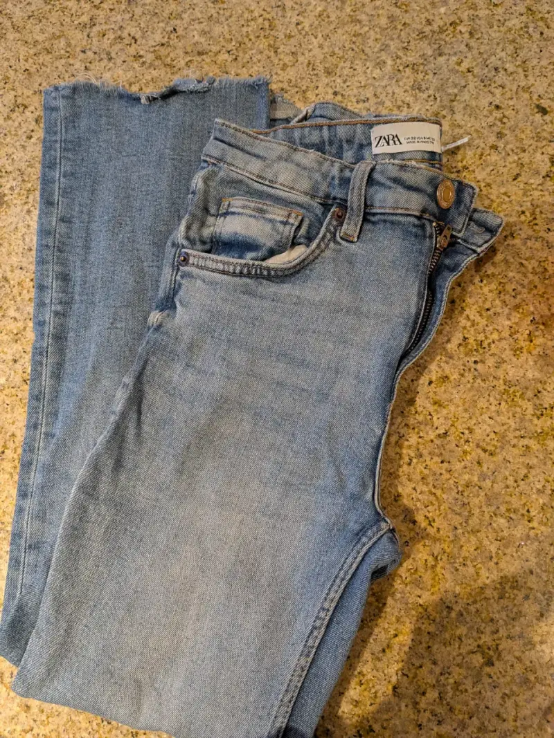 Jeans desgastados azul claro - 3
