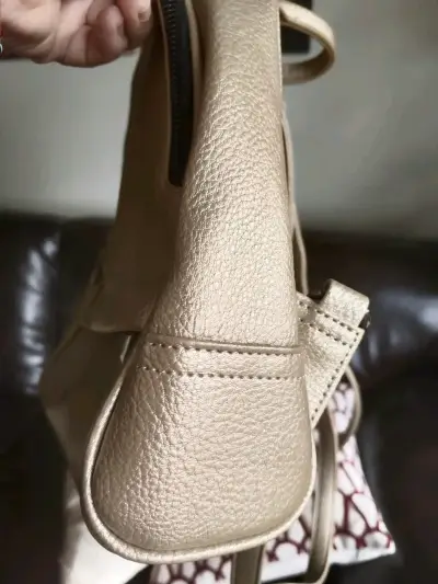 Mochila pequeña beige - miniatura 3