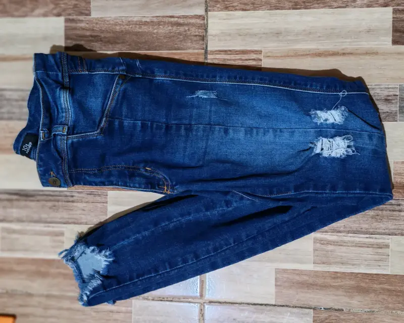 Jeans azul lavado mujer - 2