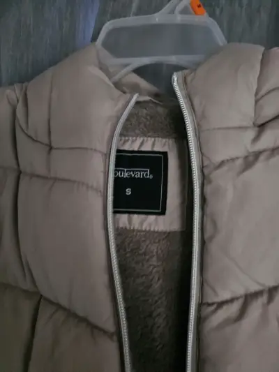 Parka acolchada beige - miniatura 3
