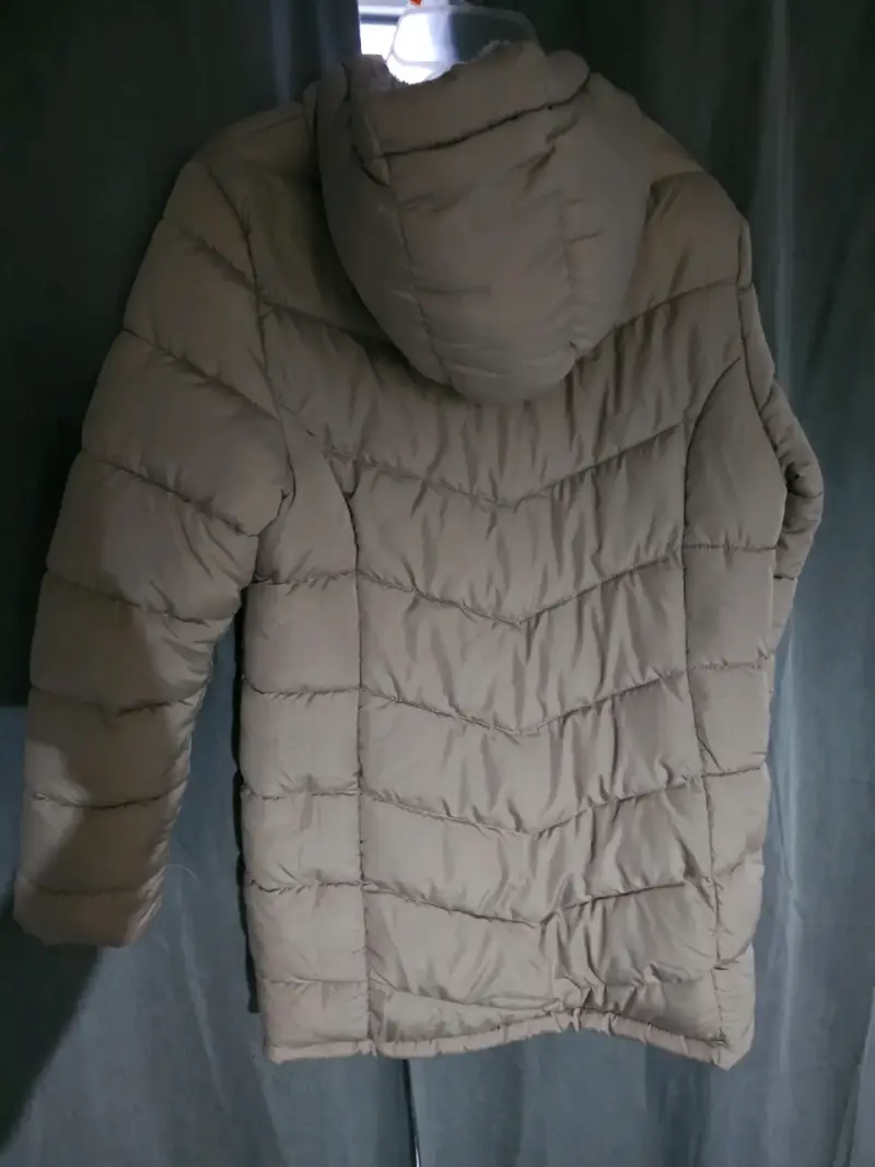 Parka acolchada beige - 4