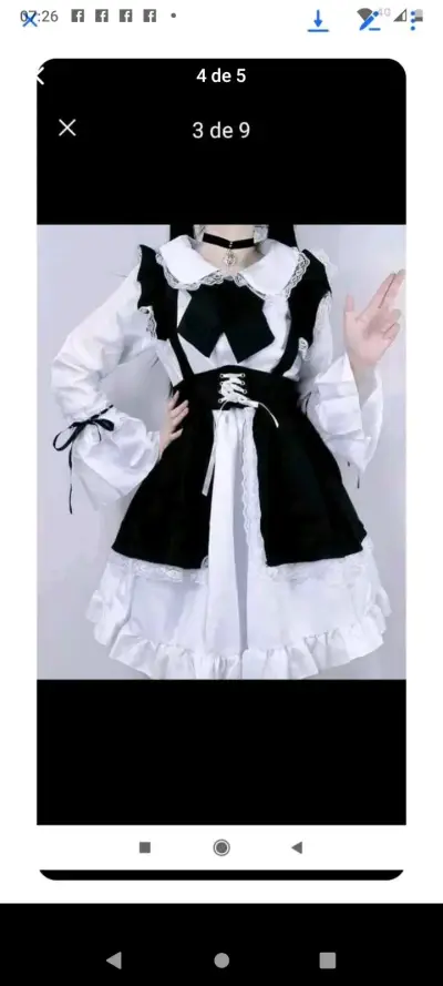 Disfraz cosplay azul y rosa - miniatura 3