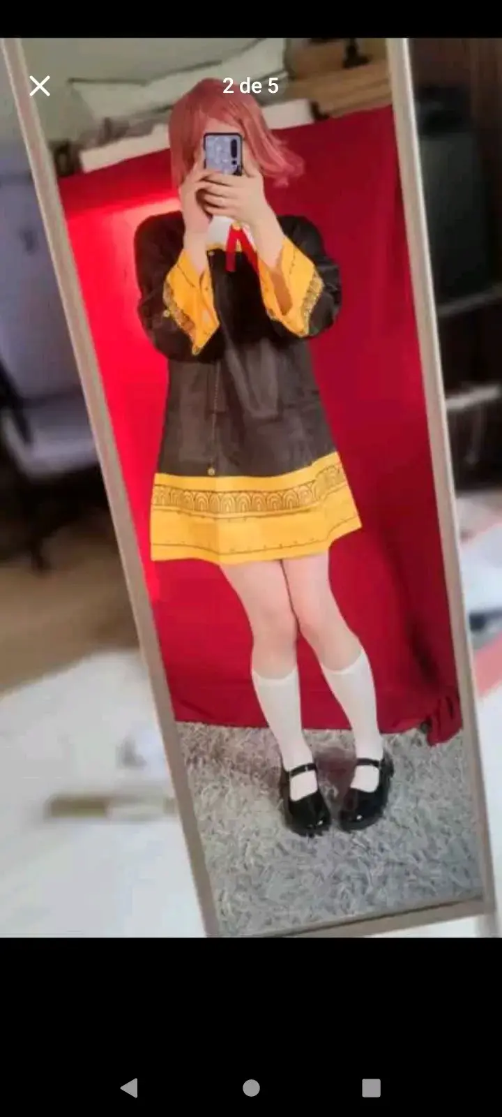 Disfraz cosplay azul y rosa - 4