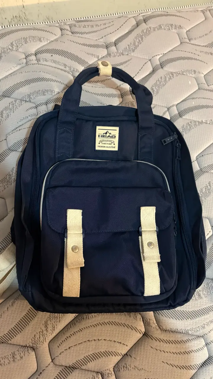 Mochila azul Head modelo alpha - 1