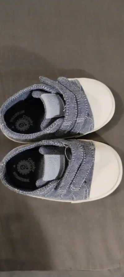 Zapatillas de bebé azul - miniatura 3