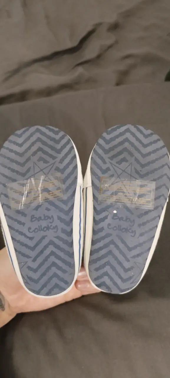 Zapatillas de bebé azul - 4
