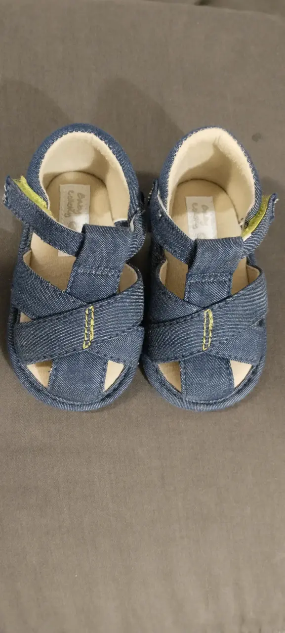 Sandalias de bebé de mezclilla - 1