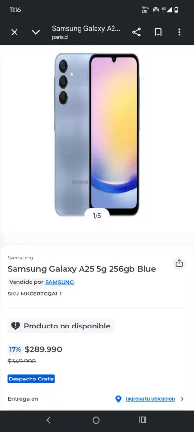 Samsung Galaxy a25 256GB 8GB - miniatura 4