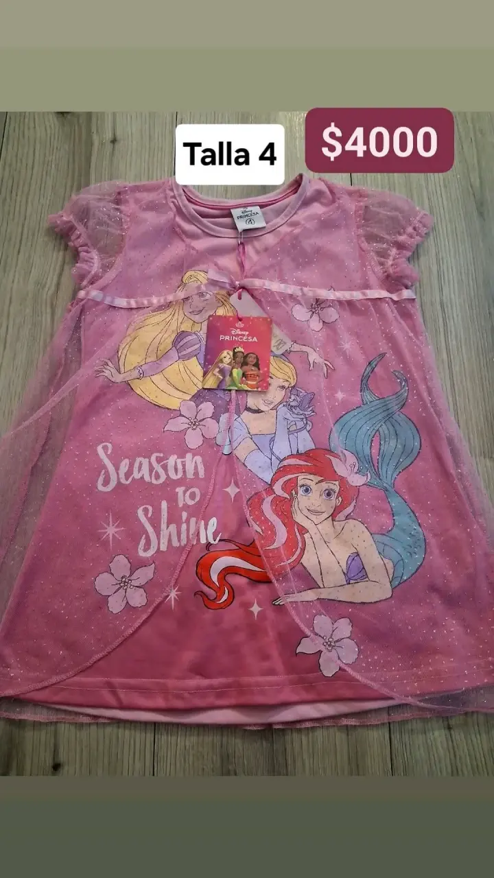 Vestido princesa Disney rosa