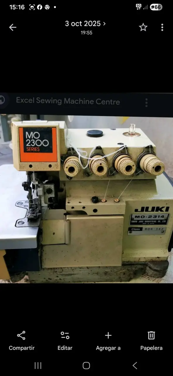 Máquina de coser Juki MO-2314 - 1