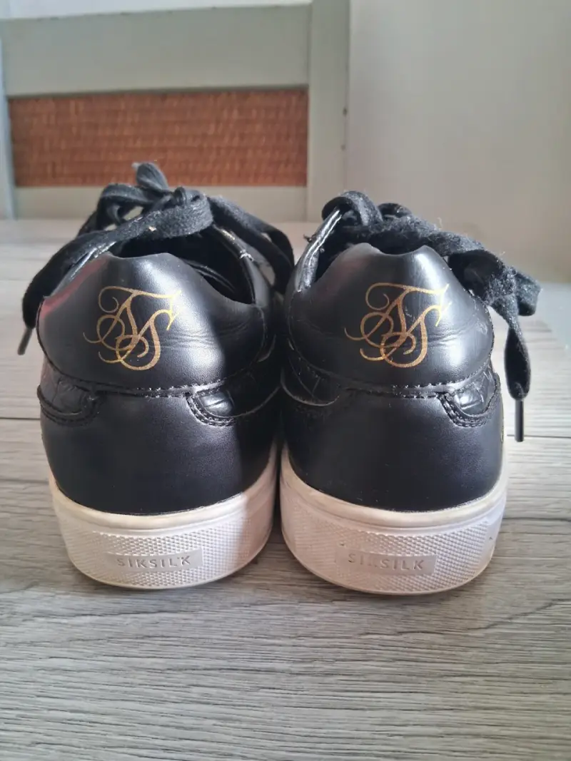 Zapatillas Siksilk negras texturadas - 2