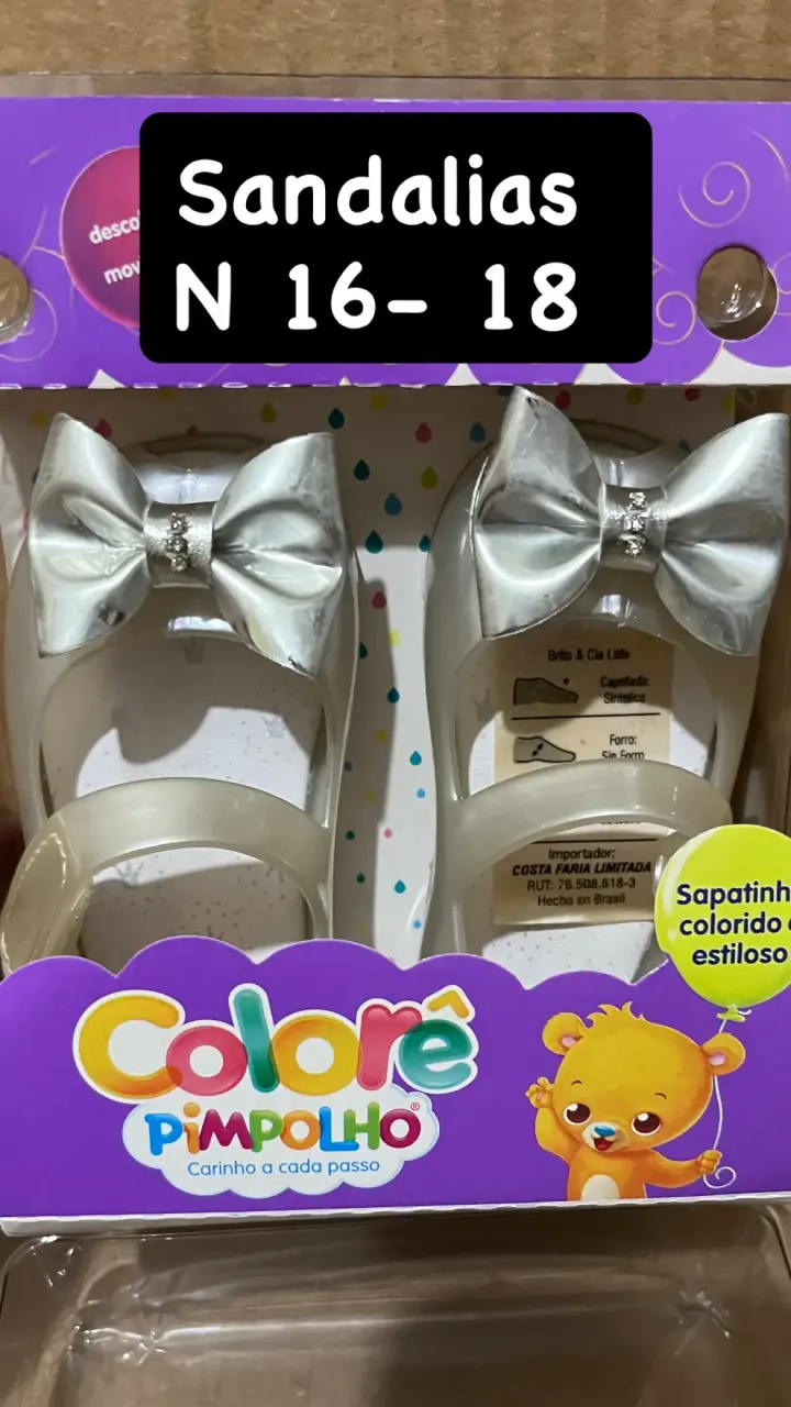 Sandalias de bebé Pimpolho