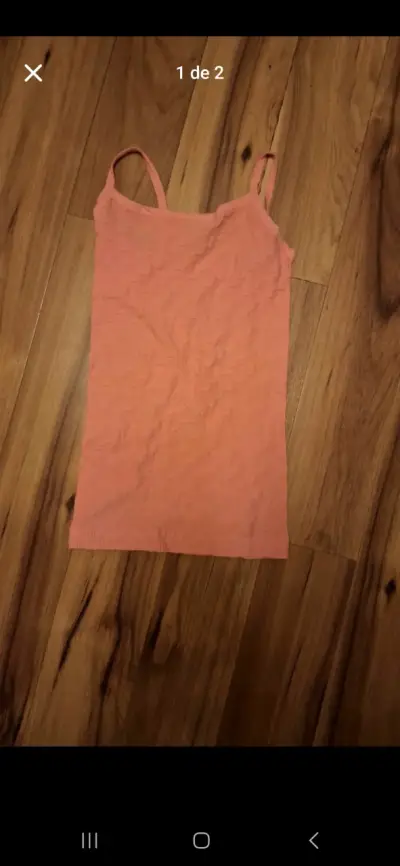 Polera tirantes color coral - miniatura 1