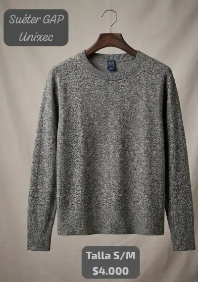 Suéter gris unisex GAP - miniatura 1