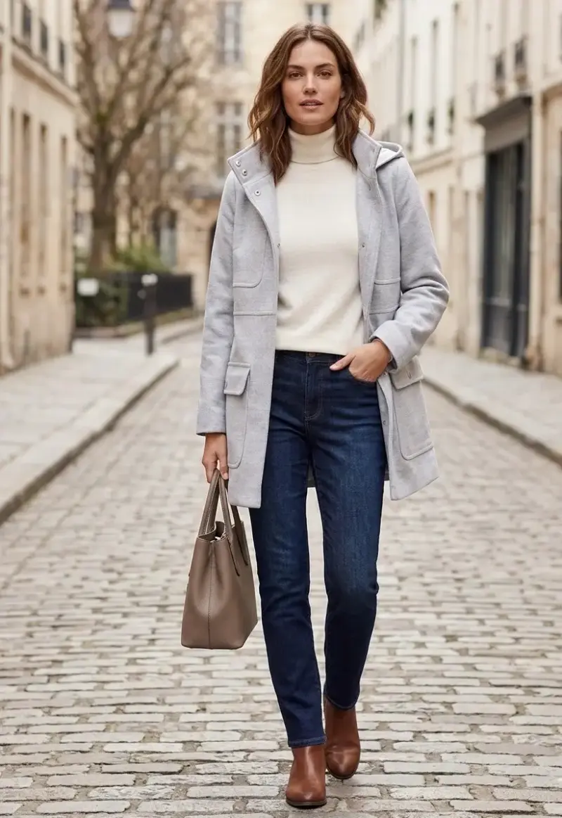 Suéter gris unisex GAP - 6