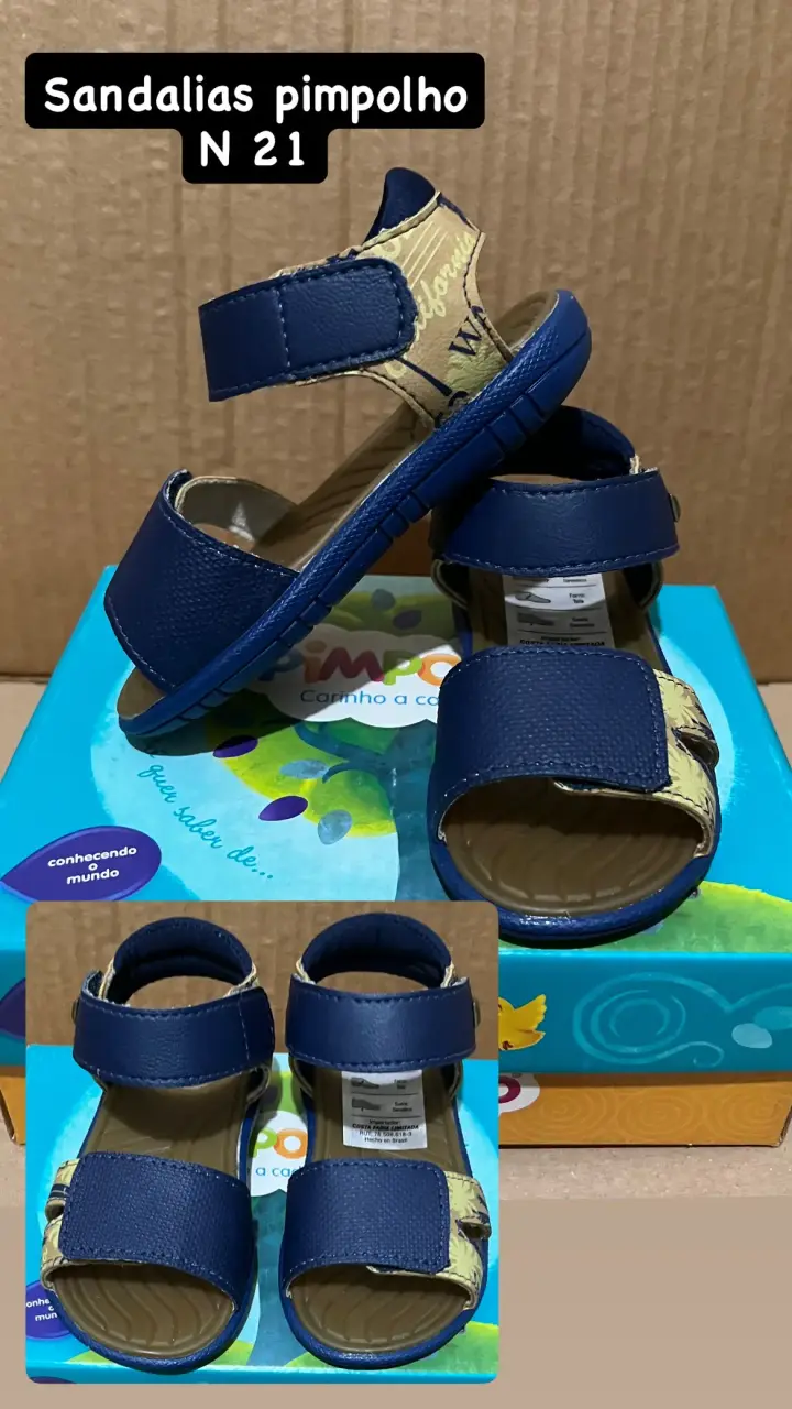 Sandalias Pimpolho azules talla 21