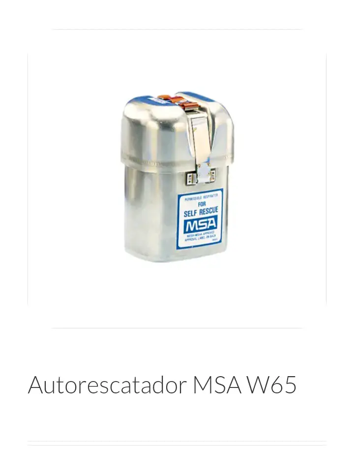 Autorescatador MSA W65
