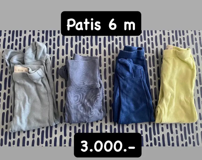 Pack de patitas 6 meses