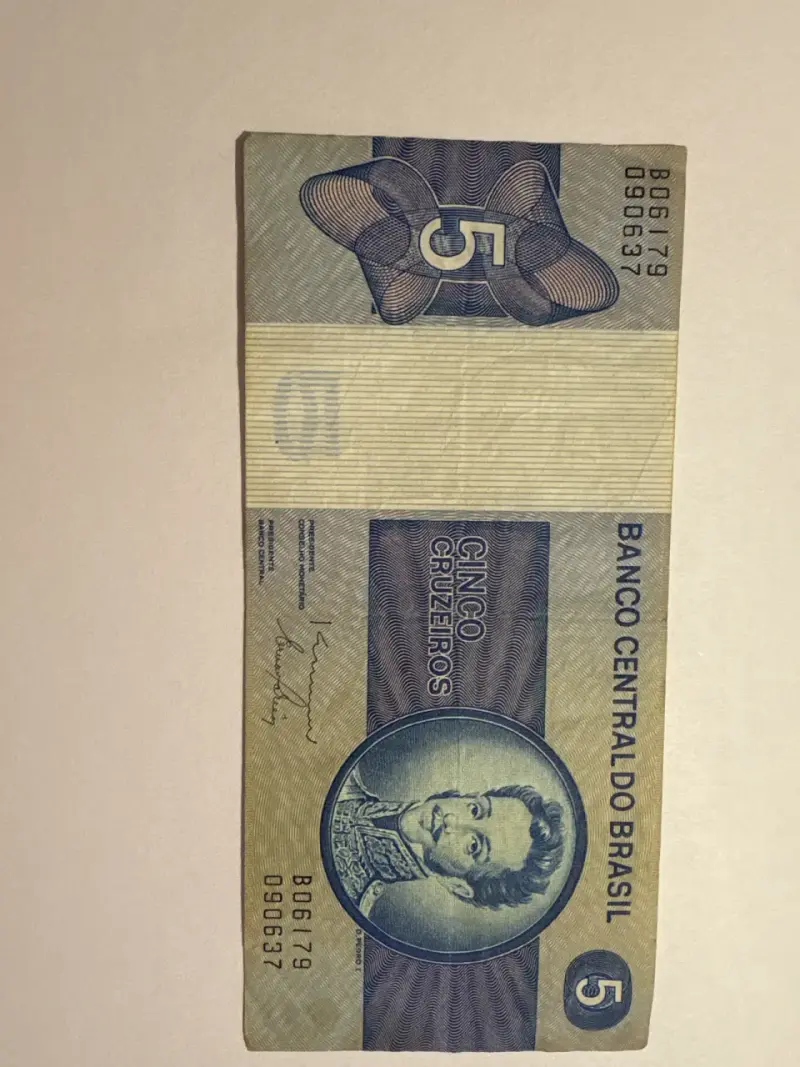Billete 5 Cruzeiros Brasil - 1