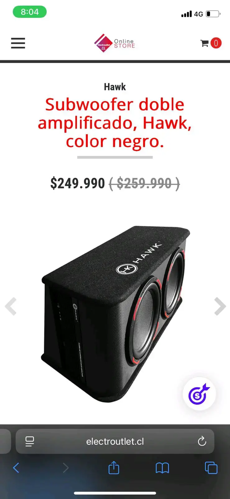 Caja de subwoofer doble - 3
