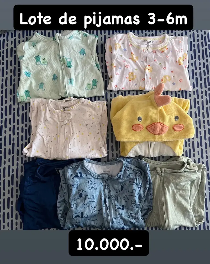 Lote de pijamas 3-6 meses