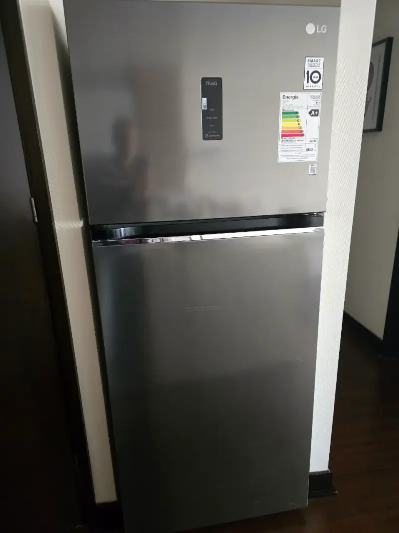 Refrigerador LG no Frost 375lt. gris con garantía - 1