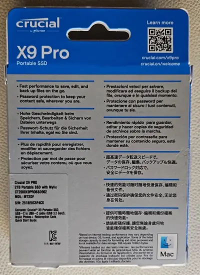Disco Duro Externo Crucial 2TB - miniatura 4