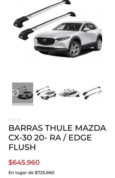 Barras portaequipaje Thule + parrilla - miniatura 5