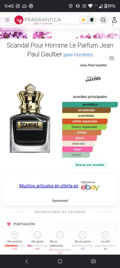 Perfume Scandal Jean Paul Gaultier - miniatura 4