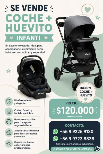 Coche y huevo Infanti - miniatura 1