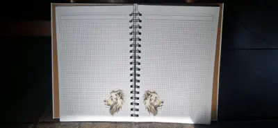 Cuaderno espiral con león personalizado - miniatura 3
