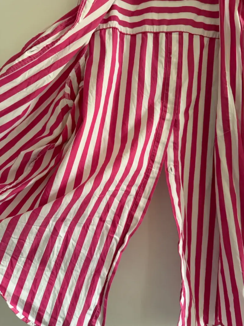 Camisa a rayas rosadas GAP - 3