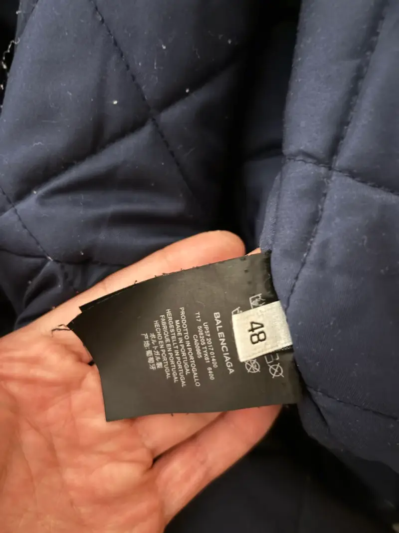 Chaqueta Balenciaga azul y roja - 4