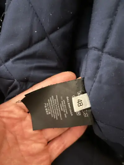 Chaqueta Balenciaga azul y roja - miniatura 4
