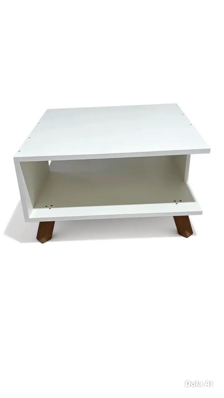 Mesa de centro blanca moderna - 1