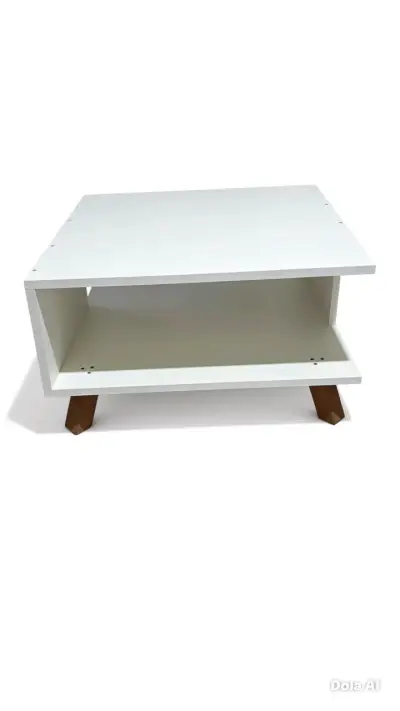 Mesa de centro blanca moderna - miniatura 1