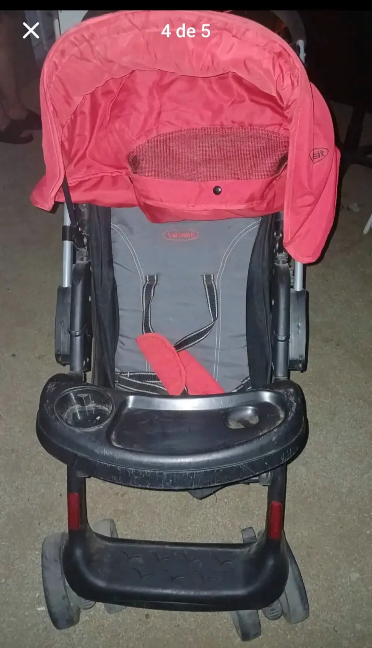 Silla de auto para bebé roja - 3