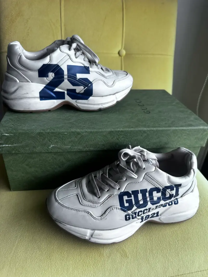 Zapatillas Gucci originales beige modelo Rhyton 25 - 2